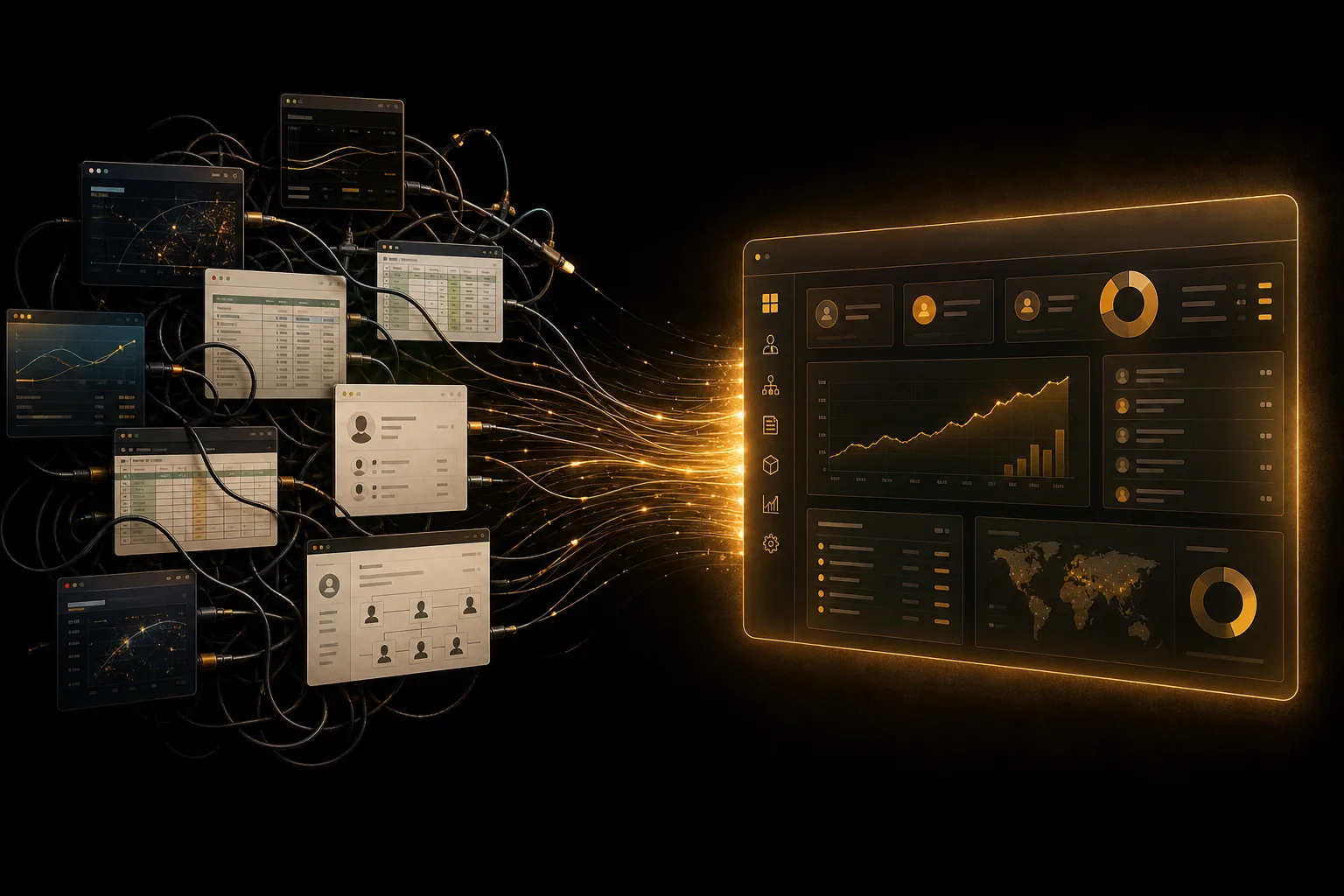 Fragmented spreadsheets, provider portals, and an HR tool consolidating into one custom ERP